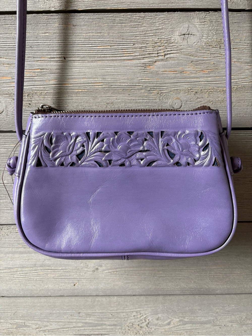 NWOT Patricia Nash Leather Crossbody - Picture 12 of 15